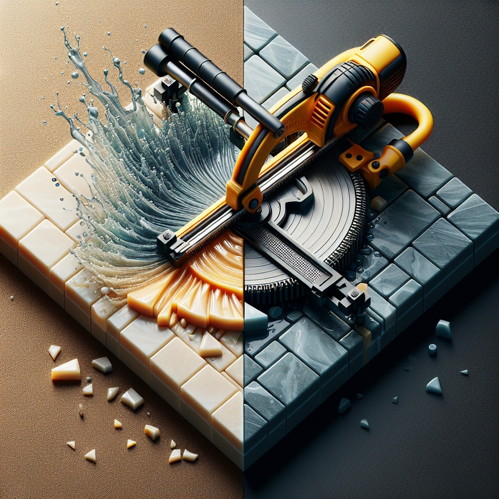 Jakie są różnice między przecinarkami tnącymi na mokro i na sucho?