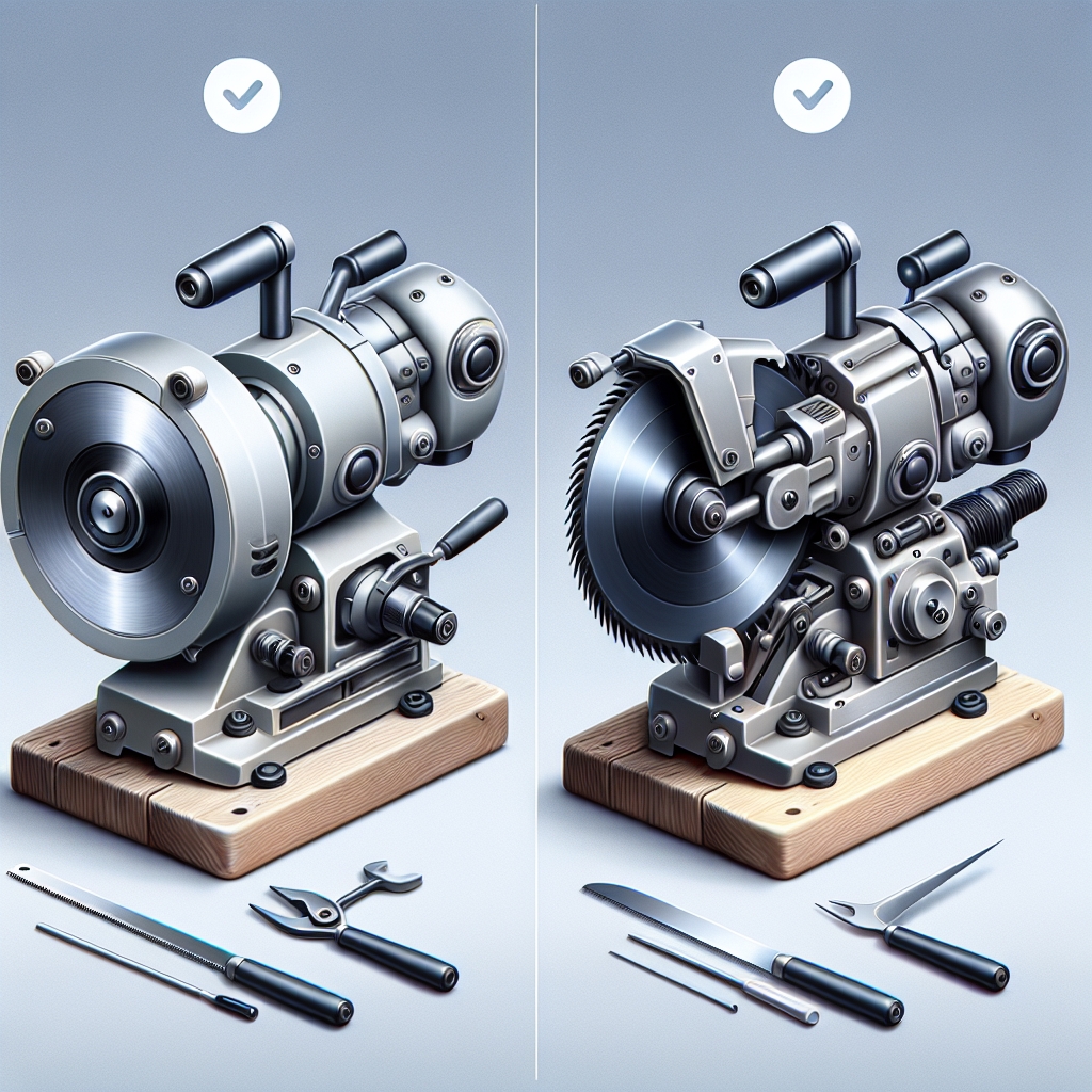 Jakie są różnice między przecinarką szlifierską a taśmową?
