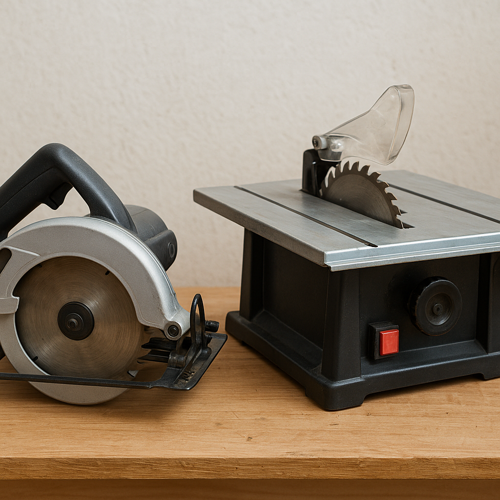 Czym różni się przecinarka ręczna od stołowej