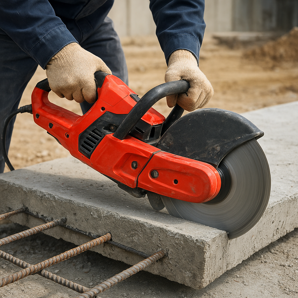 Jak dobrać przecinarkę do cięcia betonu zbrojonego