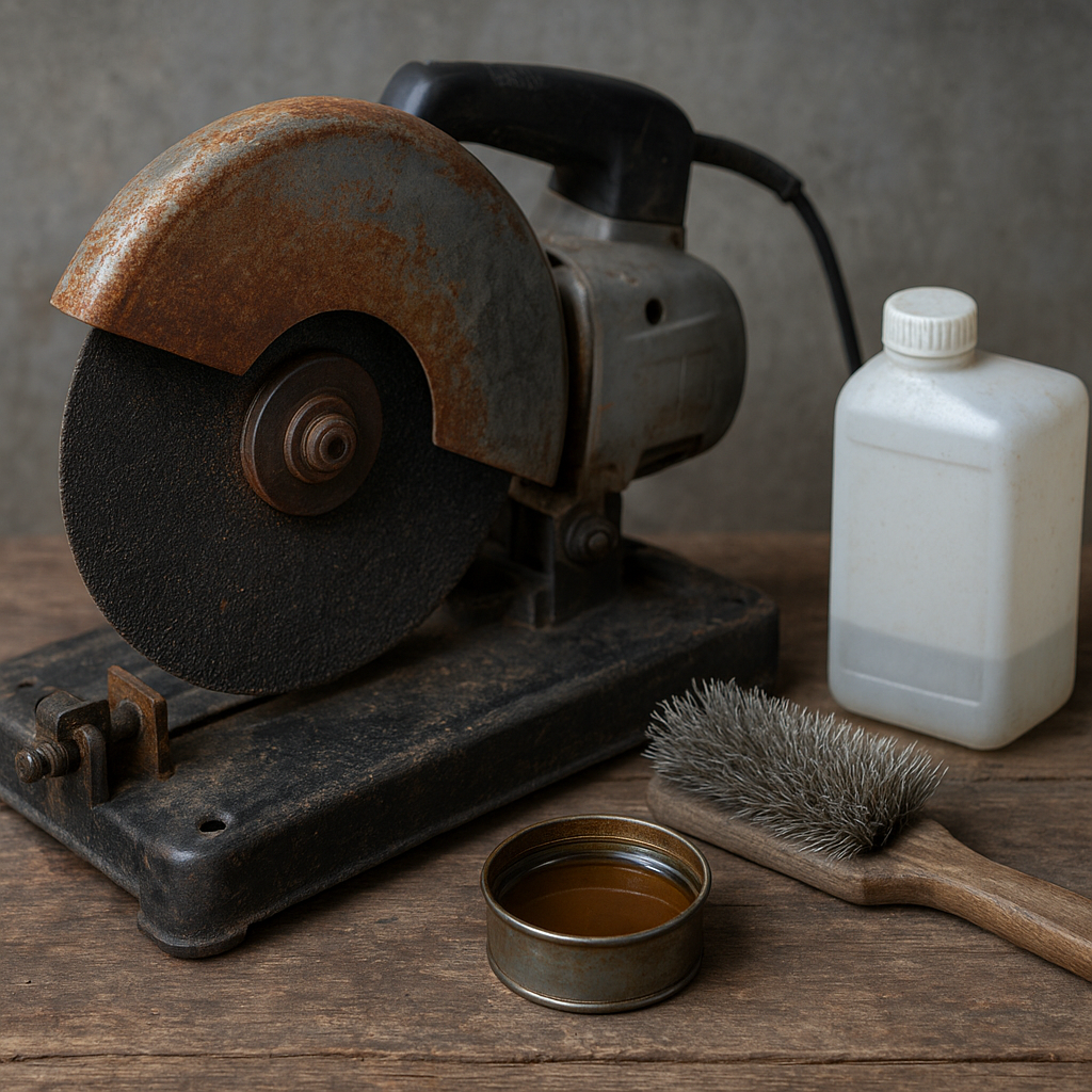 Jak zapobiegać korozji elementów przecinarki