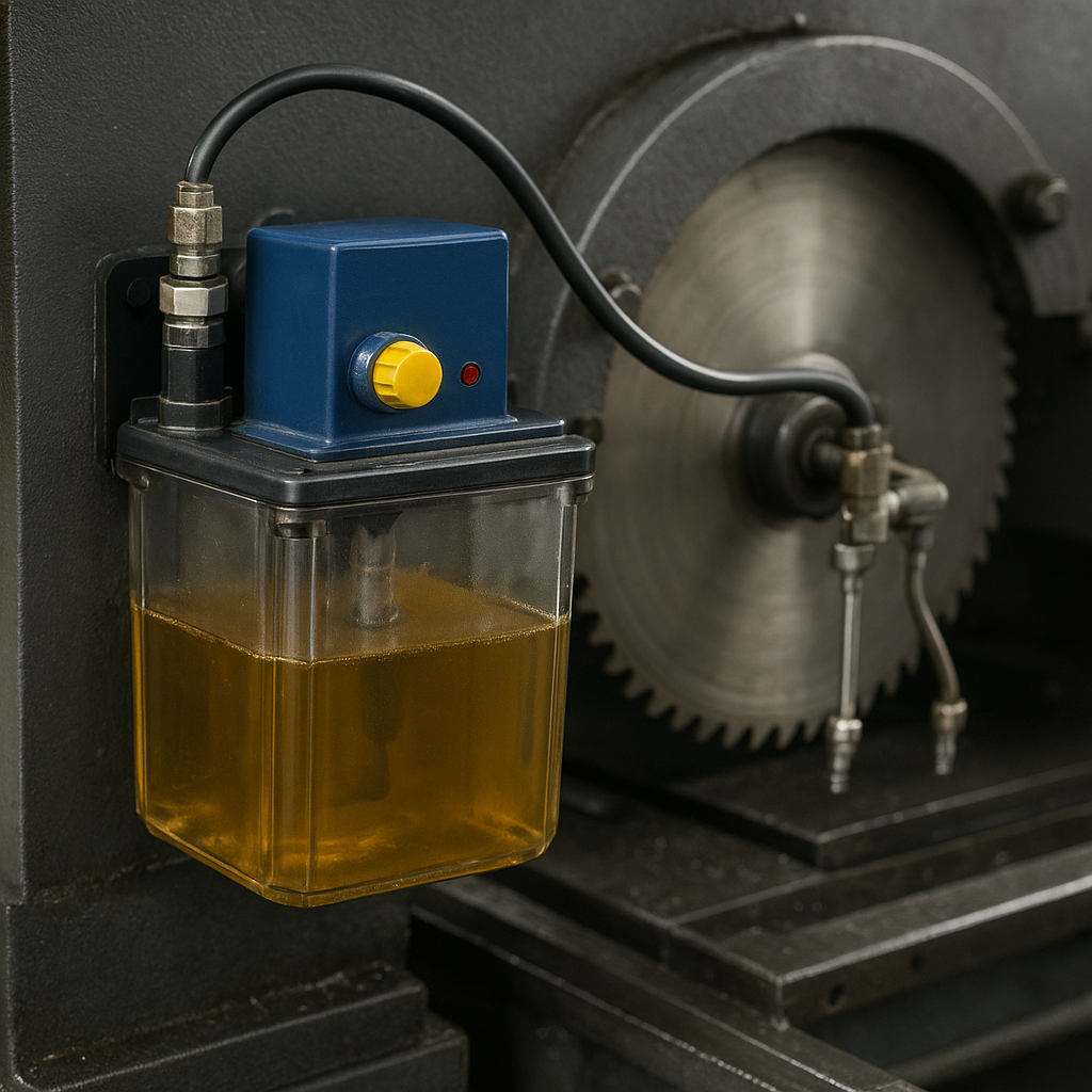 Jak działa system automatycznego smarowania w przecinarce